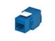 View product image Monoprice Cat6A RJ45 Toolless 180-Degree Keystone Jack for 22-24AWG Solid Wire, Blue - image 3 of 5
