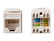 View product image Monoprice Cat6A RJ-45 Toolless 180-Degree Short Body 28mm Keystone, White - image 2 of 3