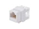 View product image Monoprice Cat6 Punch Down Short Body 180-Degree Keystone Jack for 22-24AWG Solid Wire, White - image 3 of 6