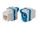 View product image Monoprice Cat6 RJ45 Toolless Twist Lever 180-Degree Keystone - image 1 of 3