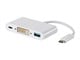 View product image Monoprice Select Series USB-C to DVI, USB-C, USB Type-A Multiport Adapter - image 1 of 5