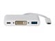 View product image Monoprice Select Series USB-C to DVI, USB-C, USB Type-A Multiport Adapter - image 3 of 5