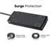 View product image Monoprice 12 Outlet Slim Surge Protector 10ft Cord, 4230 Joules, Clamping Voltage 330V - image 2 of 5