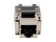View product image Monoprice Cat5e RJ-45 FTP 90-Degree Shielded Keystone, 110 IDC, Black - image 5 of 6