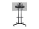 View product image Monoprice Commercial Series Rolling Tilt TV Wall Mount Bracket Stand Cart with Media Shelf For LED TVs 37in to 70in, Max Weight 110 lbs, VESA Patterns Up to 600x400, Height Adjustable, UL Certified - image 3 of 5