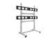 View product image Monoprice Commercial Series 2x2 Video Wall Mount Bracket System Rolling Display Cart with Micro Adjustment Arms For LED TVs 32in to 55in, Max Weight 100lbs, VESA Patterns Up to 600x400 - image 2 of 6