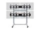 View product image Monoprice Commercial Series 2x2 Video Wall Mount Bracket System Rolling Display Cart with Micro Adjustment Arms For LED TVs 32in to 55in, Max Weight 100lbs, VESA Patterns Up to 600x400 - image 3 of 6
