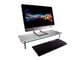 View product image Workstream by Monoprice Medium Multimedia Desktop Monitor Stand, Clear Glass - image 2 of 5