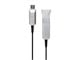 View product image Monoprice SlimRun USB-A to USB-A Female 3.0 Extension Cable - Fiber Optic, Black, 32.8ft - image 1 of 6