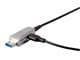 View product image Monoprice SlimRun USB-A to USB-A Female 3.0 Extension Cable - Fiber Optic, Black, 32.8ft - image 2 of 6