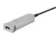 View product image Monoprice SlimRun USB Type-A to USB Type-A Female 3.0 Extension Cable - Fiber Optic, Black, 49.2ft - image 3 of 6