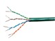 View product image Monoprice Cat6A Ethernet Bulk Cable - Solid, 550MHz, UTP, CMR, Riser Rated, Pure Bare Copper Wire, 10G, 23AWG, No Logo, 1000ft, Green - image 1 of 1