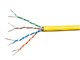 View product image Monoprice Cat6A Ethernet Bulk Cable - Solid, 550MHz, UTP, CMR, Riser Rated, Pure Bare Copper Wire, 10G, 23AWG, No Logo, 1000ft, Yellow - image 1 of 1