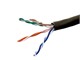 View product image Monoprice Cat5e 1000ft Black CMR Bulk Cable, Shielded (F/UTP), Solid, 24AWG, 350MHz, Pure Bare Copper, Spool in Box, No Logo, Bulk Ethernet Cable - image 1 of 2
