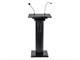 View product image Monoprice Commercial Audio 60W Powered Podium Lectern with Built-in Speakers and Gooseneck Microphone (No Logo) - image 3 of 5