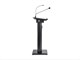 View product image Monoprice Commercial Audio 60W Powered Podium Lectern with Built-in Speakers and Gooseneck Microphone (No Logo) - image 4 of 5