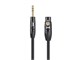 View product image Stage Right by Monoprice 1.5ft XLR Female to 1/4inch TRS Male 16AWG Cable (Gold Plated) - image 2 of 6