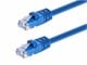 View product image Monoprice Cat6 1ft Blue Patch Cable, UTP, 24AWG, 550MHz, Pure Bare Copper, Snagless RJ45, Fullboot Series Ethernet Cable - image 1 of 6