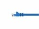 View product image Monoprice Cat6 1ft Blue Patch Cable, UTP, 24AWG, 550MHz, Pure Bare Copper, Snagless RJ45, Fullboot Series Ethernet Cable - image 2 of 3
