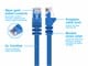 View product image Monoprice Cat6 1ft Blue Patch Cable, UTP, 24AWG, 550MHz, Pure Bare Copper, Snagless RJ45, Fullboot Series Ethernet Cable - image 3 of 3