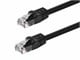 View product image Monoprice Cat5e Ethernet Patch Cable - Snagless RJ45, Stranded, 350MHz, UTP, Pure Bare Copper Wire, 24AWG, 7ft, Black - image 1 of 3