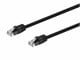 View product image Monoprice Cat5e Ethernet Patch Cable - Snagless RJ45, Stranded, 350MHz, UTP, Pure Bare Copper Wire, 24AWG, 7ft, Black - image 2 of 3