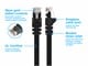 View product image Monoprice Cat5e Ethernet Patch Cable - Snagless RJ45, Stranded, 350MHz, UTP, Pure Bare Copper Wire, 24AWG, 7ft, Black - image 3 of 3