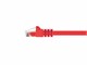 View product image Monoprice Cat5e 7ft Red Patch Cable, UTP, 24AWG, 350MHz, Pure Bare Copper, Snagless RJ45, Fullboot Series Ethernet Cable - image 2 of 3