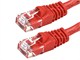 View product image Monoprice Cat5e Ethernet Patch Cable - Snagless RJ45, Stranded, 350MHz, UTP, Pure Bare Copper Wire, 24AWG, 25ft, Red - image 2 of 3