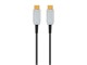 View product image Monoprice 4K SlimRun AV High Speed HDMI Cable 50ft - AOC 18Gbps Metal Black - image 1 of 5