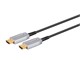 View product image Monoprice 4K SlimRun AV High Speed HDMI Cable 50ft - AOC 18Gbps Metal Black - image 2 of 5