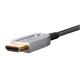 View product image Monoprice 4K SlimRun AV High Speed HDMI Cable 50ft - AOC 18Gbps Metal Black - image 3 of 5