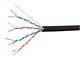 View product image Monoprice Cat6A 1000ft Black CMP UL Bulk Cable, TAA, Solid, UTP, 23AWG, 550MHz, 10G, Pure Bare Copper, Spool in Box, Entegrade Series Bulk Ethernet Cable - image 1 of 1