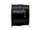 View product image Monoprice Cat5e 1000ft Black Outdoor Bulk Cable, Gel-filled Direct Burial, Solid, UTP, 24AWG, 550MHz, Pure Bare Copper, Spool in Box, No Logo, Bulk Ethernet Cable - image 2 of 4