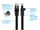 View product image Monoprice Cat6 3ft Black Patch Cable, UTP, 24AWG, 550MHz, Pure Bare Copper, Snagless RJ45, Fullboot Series Ethernet Cable - image 3 of 3