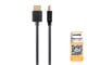 View product image Monoprice 4K Slim Certified Premium High Speed HDMI Cable 1ft - 18Gbps Black - image 1 of 5