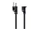 View product image Monoprice Extension Cord - NEMA 5-15P to NEMA 5-15R, 14AWG, 15A/1875W, 3-Prong, Black, 10ft - image 2 of 6