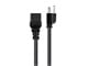 View product image Monoprice Power Cord - NEMA 5-15P to IEC 60320 C19, 14AWG, 15A/1875W, 3-Prong, Black, 8ft - image 2 of 6