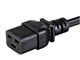 View product image Monoprice Power Cord - NEMA 5-15P to IEC 60320 C19, 14AWG, 15A/1875W, 3-Prong, Black, 8ft - image 3 of 6