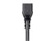 View product image Monoprice Power Cord - IEC 60320 C20 to IEC 60320 C13, 14AWG, 15A/1875W, 3-Prong, SJT, Black, 3ft - image 6 of 6
