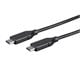 View product image Monoprice Essentials USB-C to USB-C 2.0 Cable - 480Mbps  5A  26AWG  Black  4m (13.1 ft) - image 2 of 5