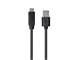 View product image Monoprice Essentials USB-C to USB-A 2.0 Cable - 480Mbps  3A  26AWG  Black  4m (13.1ft) - image 1 of 5