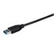 View product image Monoprice Essentials USB Type-C to USB Type-A 3.1 Gen 2 Cable, 10Gbps, 3A, 30AWG, Black, 1m (3.3ft) - image 4 of 5