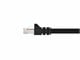 View product image Monoprice Cat6A 6in Black Patch Cable, Double Shielded (S/FTP), 26AWG, 10G, Pure Bare Copper, Snagless RJ45, Fullboot Series Ethernet Cable - image 2 of 2