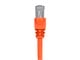 View product image Monoprice Cat6A 7ft Orange Patch Cable, Double Shielded (S/FTP), 26AWG, 10G, Pure Bare Copper, Snagless RJ45, Fullboot Series Ethernet Cable - image 2 of 2