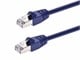View product image Monoprice Cat6A 10ft Purple Patch Cable, Double Shielded (S/FTP), 26AWG, 10G, Pure Bare Copper, Snagless RJ45, Fullboot Series Ethernet Cable - image 1 of 2
