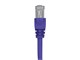 View product image Monoprice Cat6A Ethernet Patch Cable - Snagless RJ45, 550MHz, STP, Pure Bare Copper Wire, 10G, 26AWG, 14ft, Purple - image 2 of 2