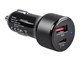 View product image Monoprice Obsidian Speed Plus USB Car Charger, 2-Port, 27W + 1A Output for iPhone, Android, and Galaxy Devices - image 2 of 6