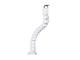 View product image Monoprice Cable Management Spine, White - image 3 of 6