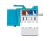 View product image Monoprice Cat6A 90 Degree Unshielded Punch Down Keystone Jack, Dual Type IDC, 25 Pack, Blue - image 2 of 5